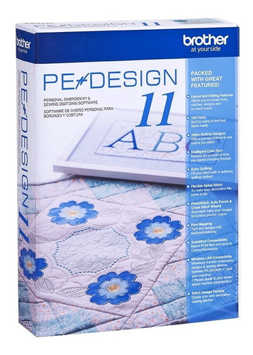 Software De Bordado Pe Design 11 Para Bordadoras Brother