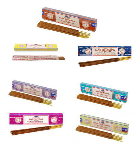 Set 3 A Elegir , De Incienso Satya, Nag Champa De15 Mg