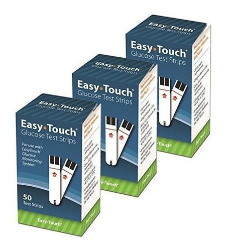 Tiras De Prueba De Glucosa Easy-touch De 50 Unidades (3