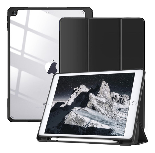 Funda Para iPad 7 8 9 Generacion Con Mica Protectora 10.2''