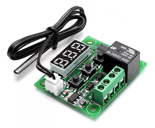 Termostato Digital Voltímetro De Temperatura 12v Dc W1209