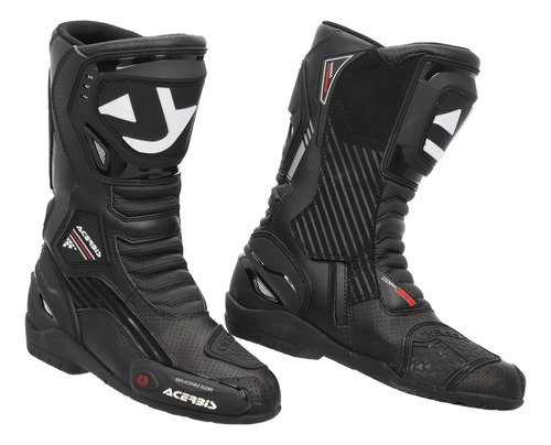 Botas Para Moto Acerbis Con Protección En Puntera Corkscrew