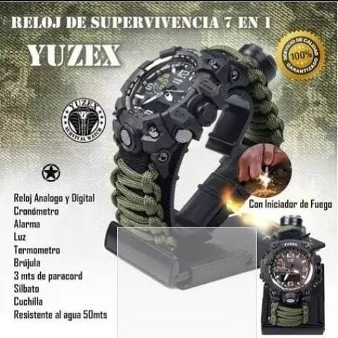 Reloj Supervivencia Tactico Brújula