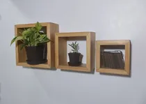 Comprar Repisas Flotantes Minimalistas En Cubos De Madera 