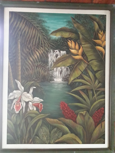 Pintura Cataratas De Tununtunumba - Juan Echenique -        