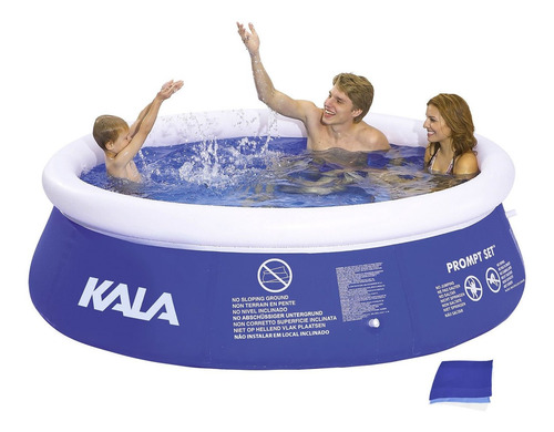 Piscina Inflável 4000l Com Kit Reparo Kala