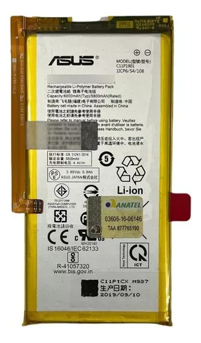 Bateria Asus Rog Phone Zs660kl Original Nova C11p1901