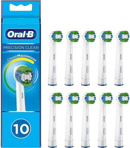10x Repuestos Para Cepillo Electrico Oral B Precision Clean