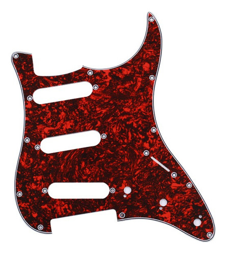 11 Agujeros Sss Pickguard Red Tortoise Shell Pick Guard Para