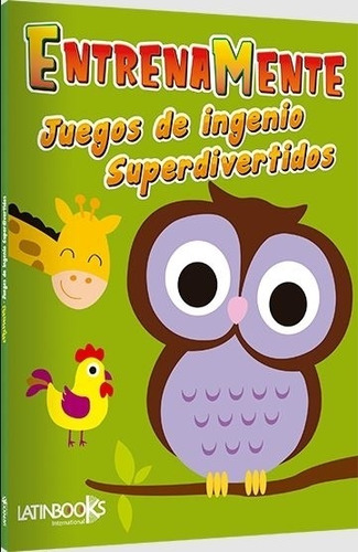 Entrenamente - Juegos De Ingenio Super Divertidos - Verde, de No Aplica. Editorial Latinbooks, tapa blanda en español, 2022