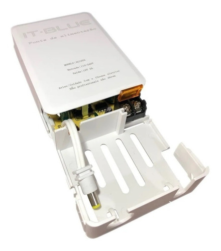 Imagem 2 de 3 de Fonte 12v 2a Bivolt Estabilizada Para Área Externa Cftv Led