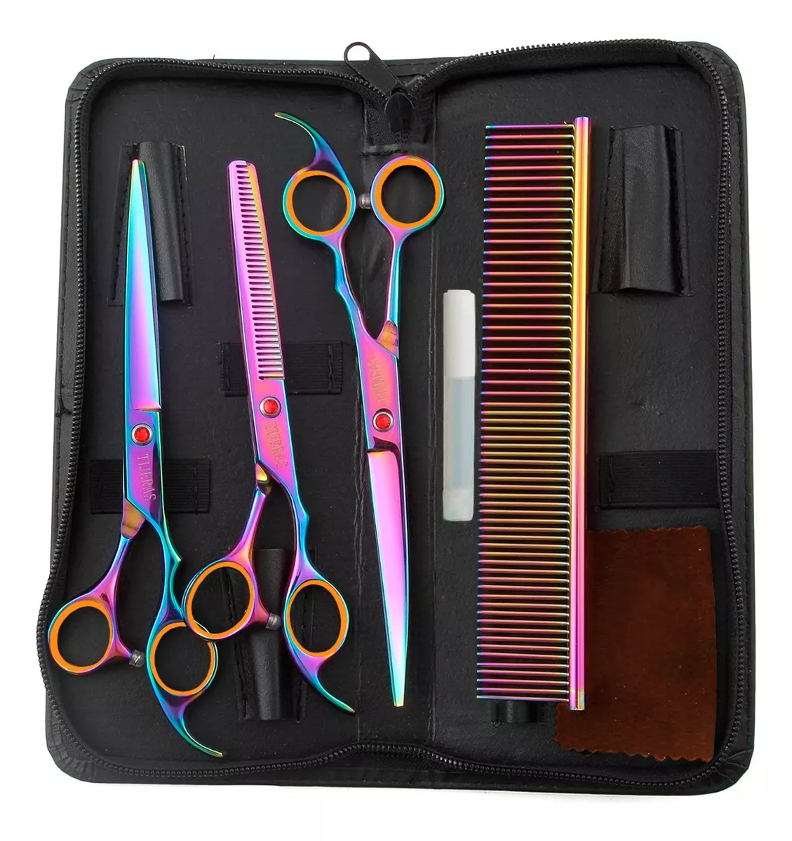 Segunda imagen para búsqueda de kit de tijeras barbero