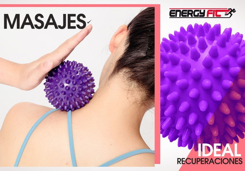 Imagen 5 de 10 de Pelota Masajeadora Pinches Estimulacion Pilates Yoga Maciza
