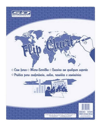 Bloco Flip Chart 50 Fls 63g São Domingos