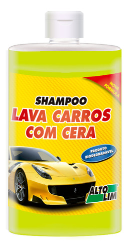 Shampoo Lava Carros Com Cera 1l Altolim