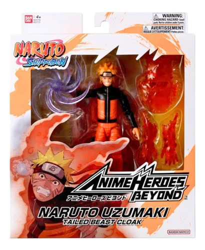 Bandai Anime Heroes - Naruto Shippuden - Naruto Beast Cloak