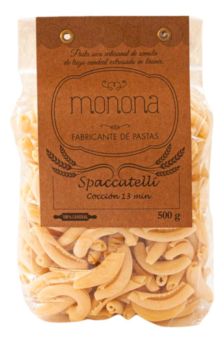 Fideos Spaccatelli Monona 500 Gr