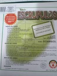 Imagen 2 de 2 de Juego Escrupulos Entretención Juego De Mesa Toledo