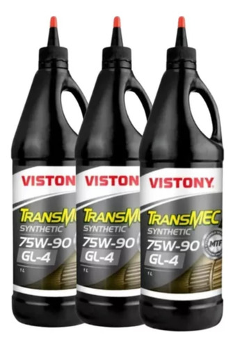 Aceite Para Transmisión 75w90 Gl-4 Sintetico Vistony 3lt