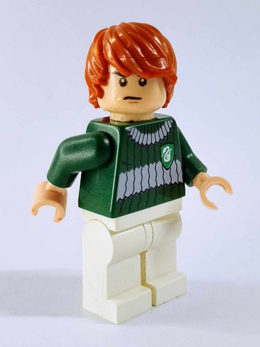 Lego Harry Potter Minifig Jugador Quidditch Slytherin Rtrmx