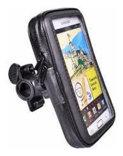 Suporte Celular Gps Bike Moto Bicicleta A Prova D'água Ziper