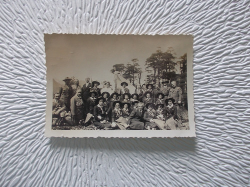 8775- Foto Delegacion Chilena De Scout Pto. Blest Circa 1937