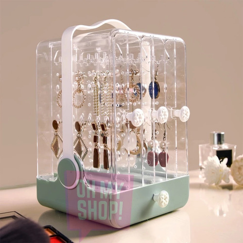 Imagen 6 de 10 de Organizador Bijou Caja Aros Collares Alhajeros Joyas Anillos