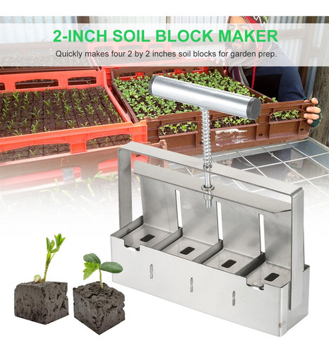 Imagen 2 de 6 de Bloqueo De Suelos Blocker De 2 Pulgadas Soil Block Fabricant