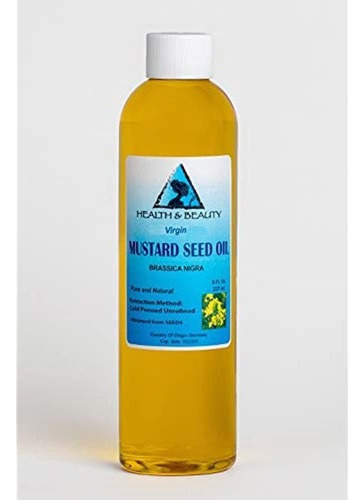 Aceite De Mostaza Sin Refinar Organico Por H-b Oils Center