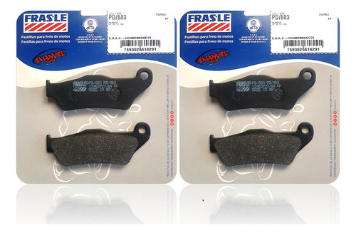 Pastillas Freno Frasle Pd883 Triumph Tiger 800 Xrt (abs)