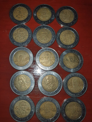 Moneda De 5 Pesos Mexicanos Diferentes Modelos 3 A Elegir 