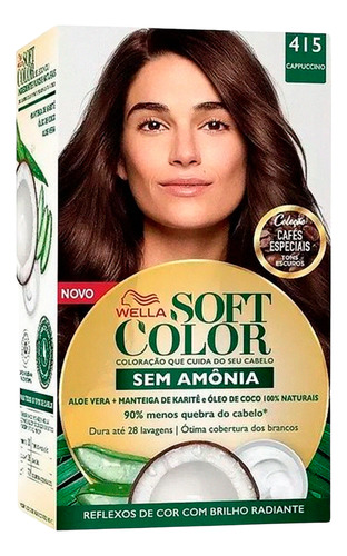 Coloração Soft Color 415 Cappuccino Wella