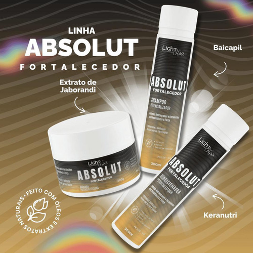 Kit Shampoo E Condicionador Absolut Fortalecedor-light Hair