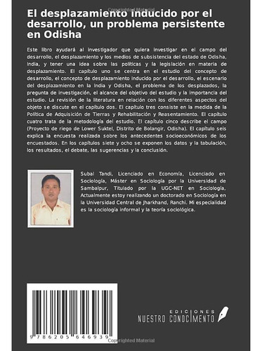 El Desplazamiento Inducido Por El Desarrollo, Un Problema Pe