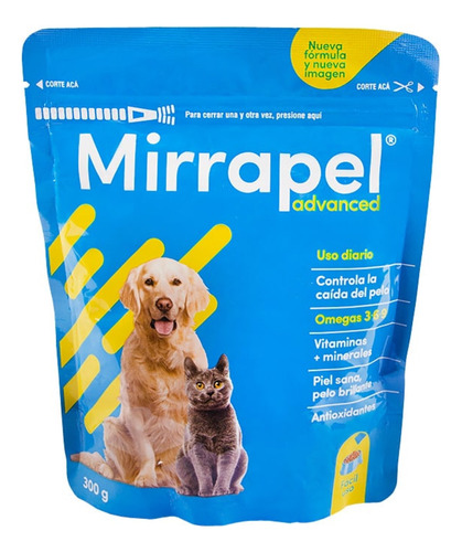 Mirrapel Advanced En Polvo Perros Gatos 300g