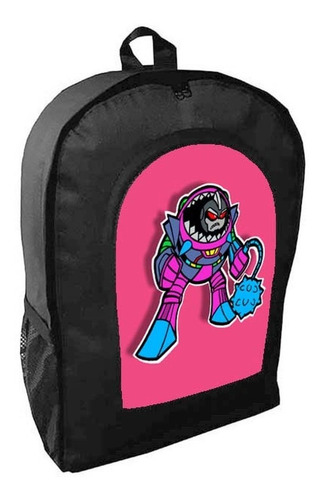 Mochila Negra  Transformers Adulto / Escolar D34