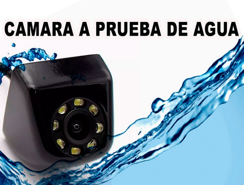 Imagen 7 de 8 de Camara De Reversa Con 8 Leds Curva Rca