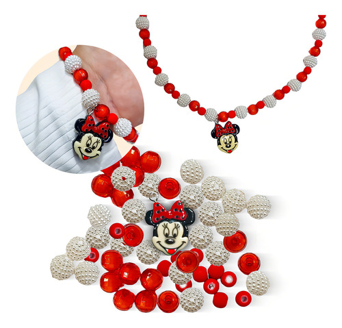 Kit Miçangas Para Fazer Pulseiras Colar Bijuterias Pingente