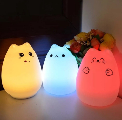 Lámpara Led Kawaii Gatito