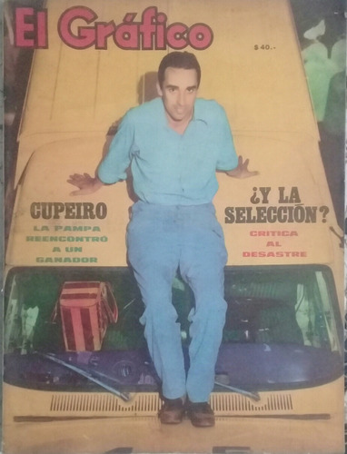 El Grafico 2428 Cupeiro , Copa River 2 Boca 2 Año 1966      