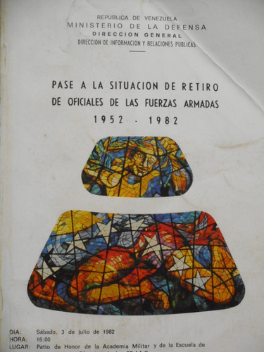 Pase A  Retiro De Oficiales De Las Ff.aa. 1952 - 1982