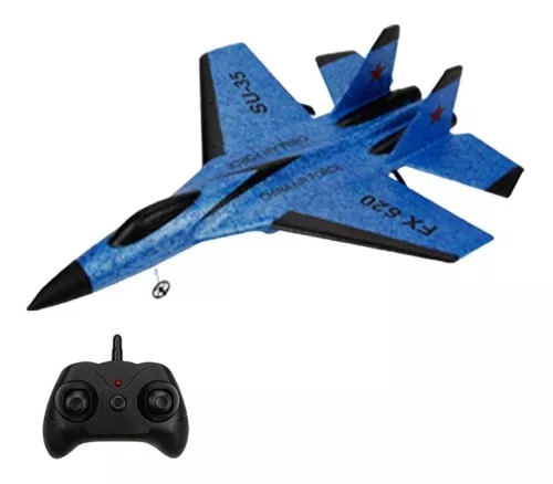 2.4G Brinquedo Modelo Avião De Controle Remoto SU35 RC Com Luz