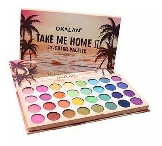 Paletas De Maquillaje - Take Me Home Ii 32 Color Eyeshadow P | MercadoLibre