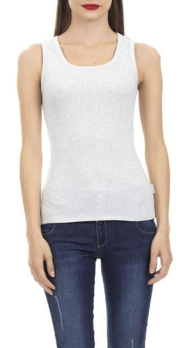 Imagen 2 de 4 de Camiseta Cotton Rib Sin Manga