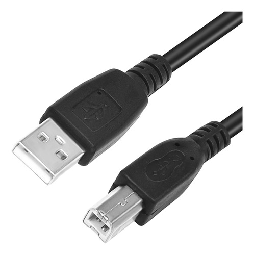 Impresora Negra 3 Pie Usb 2.0 Cable Transferencia Pc Macho