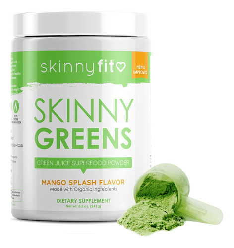 Skinnyfit Mango Splash Skinny Greens, Jugo Verde Superalimen