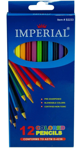 Juego De 12 Lapices De Colores Mezclables De Arte | Imper...