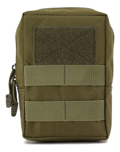 Pouch Edc Con Velcro Porta Insignia Verde Od Molle