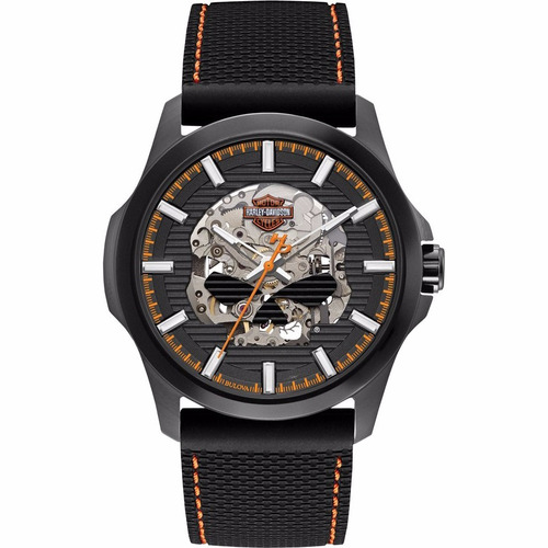 Bulova Harley Davidson Automático Skelet 78a118 Diego Vez