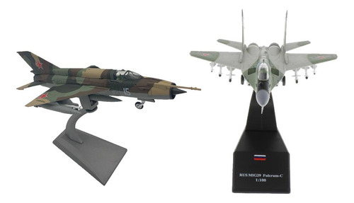 2x 1:72 Escala Mig-21 Mig-29 Modelo De Avión Avión